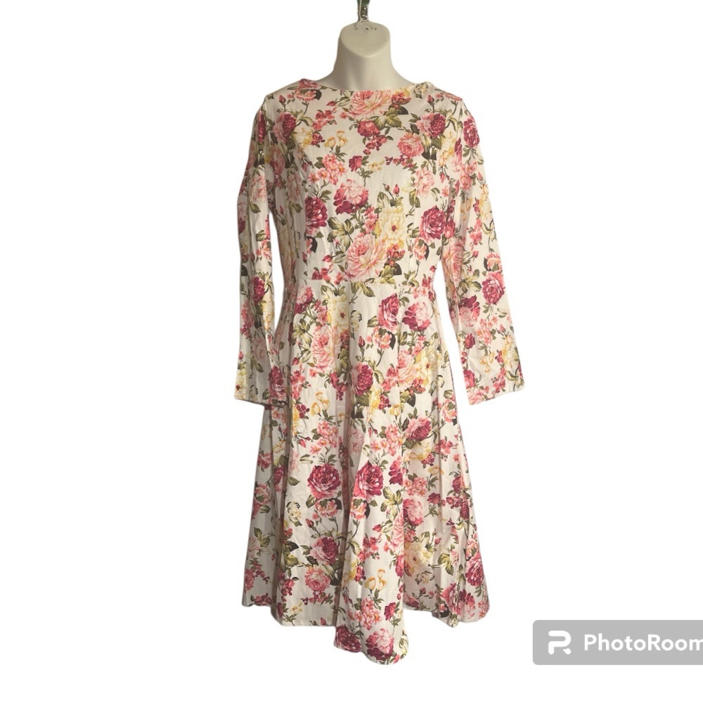 Sisjuly Retro Your Style Dress.  Size XL. Floral Pattern